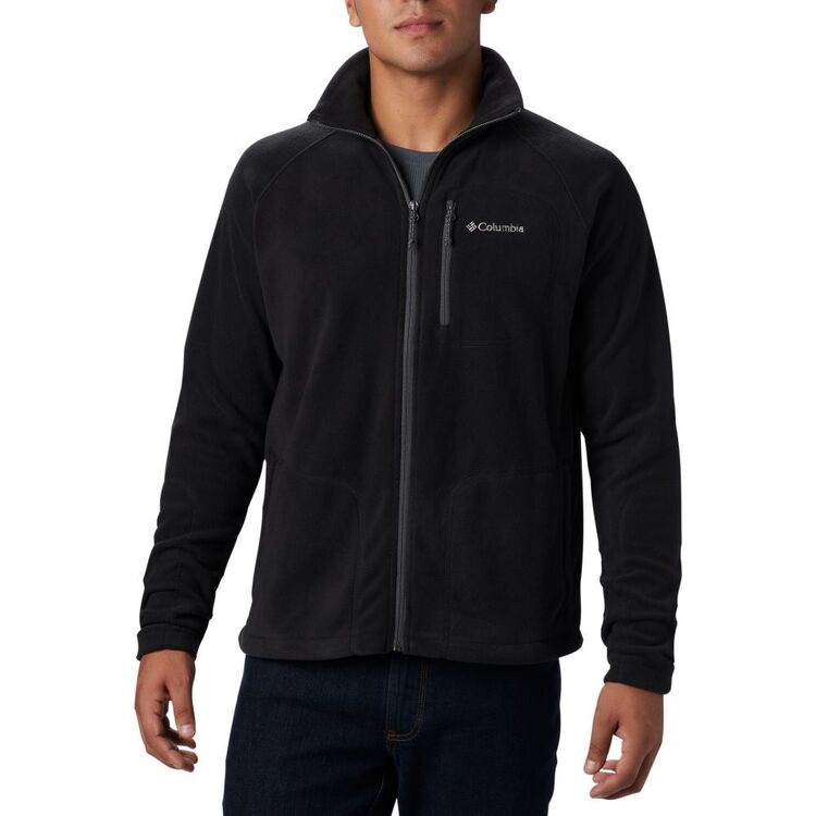 Columbia Men\'s Fast Full II Fleece Jacket Black Zip Trek™