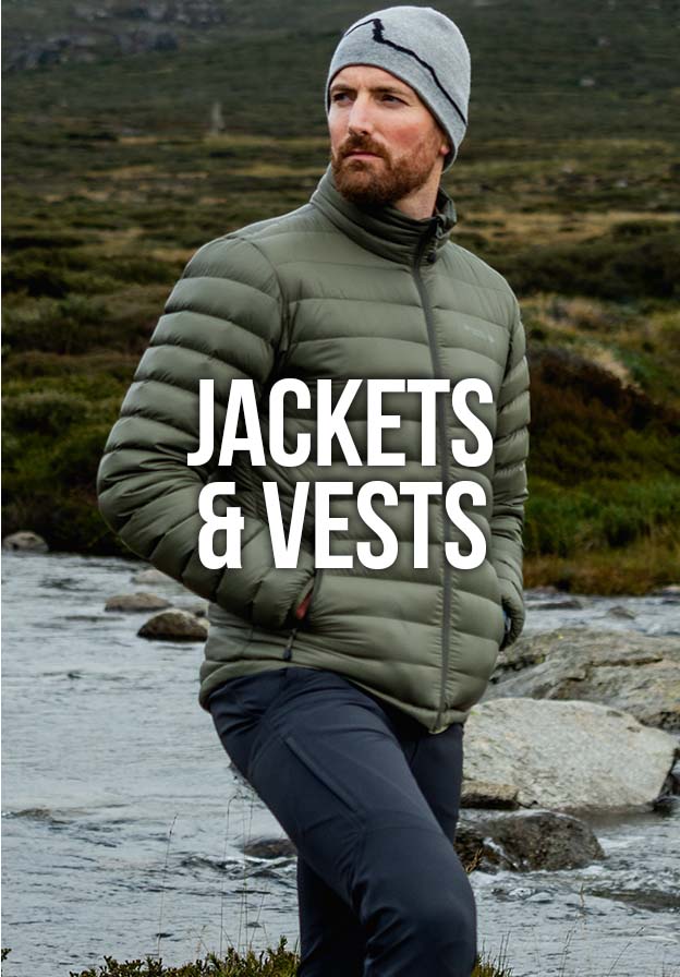 Shop Our Men's Jackets & Vests Range