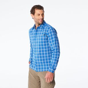 Men's Jamison Long Sleeve Shirt Blue & Grey