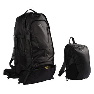 Endeavour 70L + 10L Travel Pack Black 70+10 L