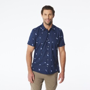 Men's Tonga Short Sleeve Shirt Blue