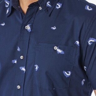 Men's Tonga Short Sleeve Shirt Blue