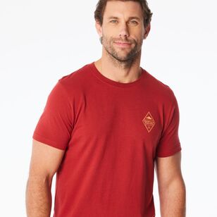 Mountain Designs Men's Rosewood Heritage Short Sleeve Rosewood