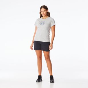 Mountain Designs Women's Grey Marle Australus Short Sleeve Grey Marle