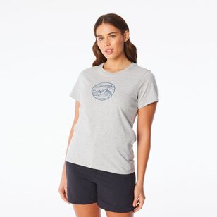 Mountain Designs Women's Grey Marle Australus Short Sleeve Grey Marle