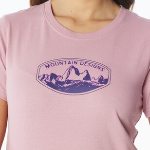 Mountain Designs Women's Mauve Australus Short Sleeve Mauve