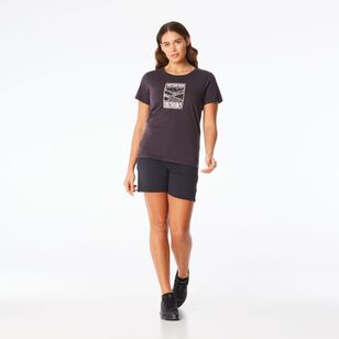 Mountain Designs Women's Vintage Black Australus Short Sleeve Vintage Black