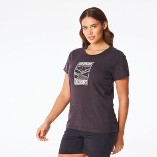 Mountain Designs Women's Vintage Black Australus Short Sleeve Vintage Black