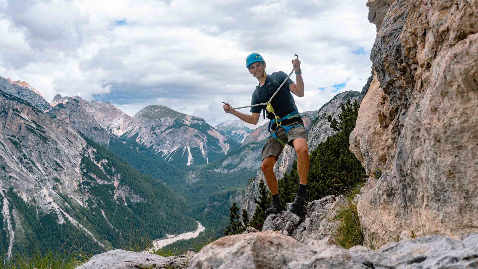 Via Ferrata In The Dolomites